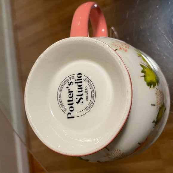 Potter's Studio Coffee Mug Colorful Abstract Design With Three’s. New. - Picture 5 of 8